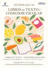 AYUDAS LIBROS DE TEXTO Y COMEDOR 2025-26
